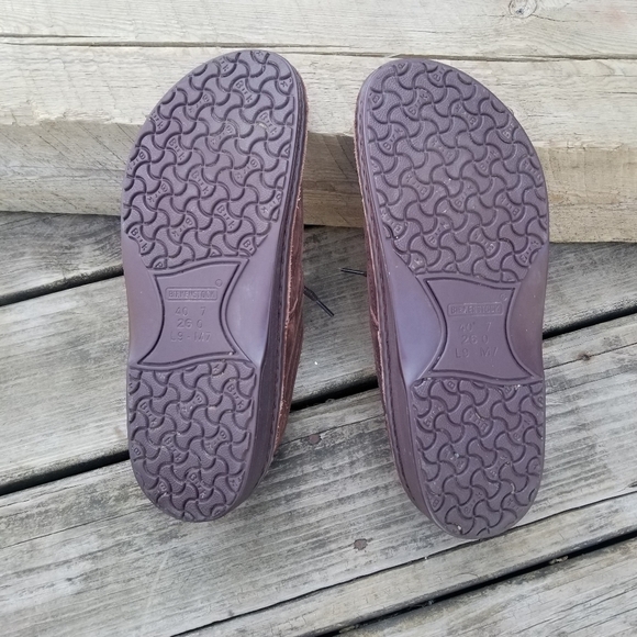 Birkenstock Baltimore Brown Oiled Nubuck Suede Leather Lace-up Oxford Shoes 40 - Picture 6 of 11